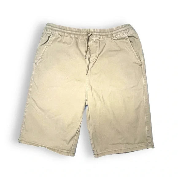 Levi’s Boys’ Slim Fit Beige Shorts XL - Drawstring Elastic Waist Band - Picture 1 of 7